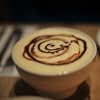 Soy milk and hot chocolate