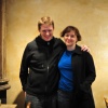 With Jane at breakfast place