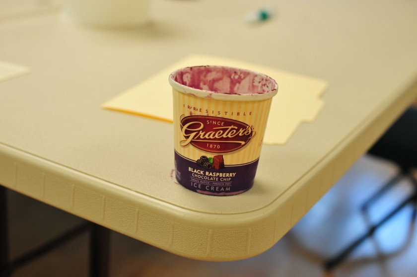 Graeter's Black Raspberry Chocolate Chip ice cream