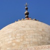 People on the roof of the Taj
