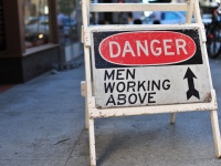 Danger: Men Working Above