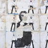 Andy Warhol tribute in parking lot