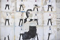 Andy Warhol tribute in parking lot