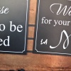 Please wait to be seated