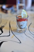 Oyster shooter, more delicious than it sounds