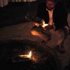 Walt's Dad start a fire