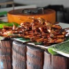 Chicken and pork skewers