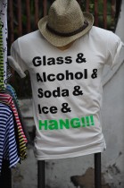 Glass & Alcohol & Soda & Ice & Hang!!!