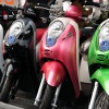 Colored scooters