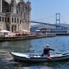 Boat and mosque