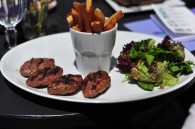 MCM_6843 Meatballs, fries, salad
