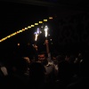 Bosphorus bridge, sparklers on bottles