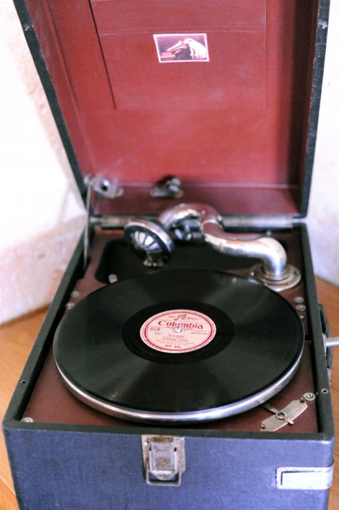 Old record player