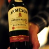 Branded bottle of Jameson